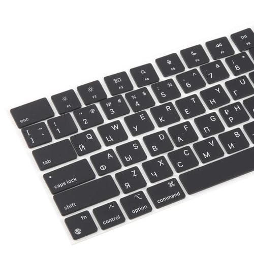 Teclas de Entrada Pequeñas Apple MacBook A2442, A2485, A2779, A2780, A2991, A2992 y A2918 (Versão EUA) Idioma Russo