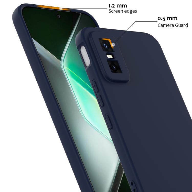 Funda de silicona Magsafe a prueba de golpes para Infinix GT 30 Pro (azul marino)