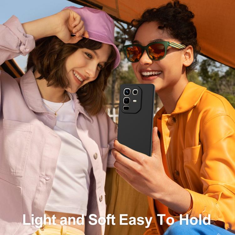 Funda de silicona Magsafe a prueba de golpes para Infinix Note 50 Pro+ (negra)