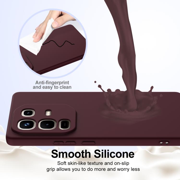 Funda de silicona Magsafe a prueba de golpes para Infinix Note 50 Pro+ (color ciruela)