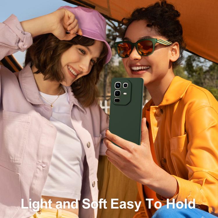 Funda de silicona Magsafe a prueba de golpes para Infinix Note 50 Pro+ (verde oscuro)