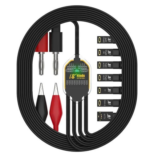 Câbles de démarrage et de réparation de carte mère Apple iPhone 7 à 16 Pro Max, 18 types