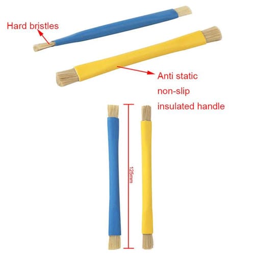 Brosse Dure Antistatique Nettoyer Poussière de Circuits Intégrés sur Carte Mère (Bleu)