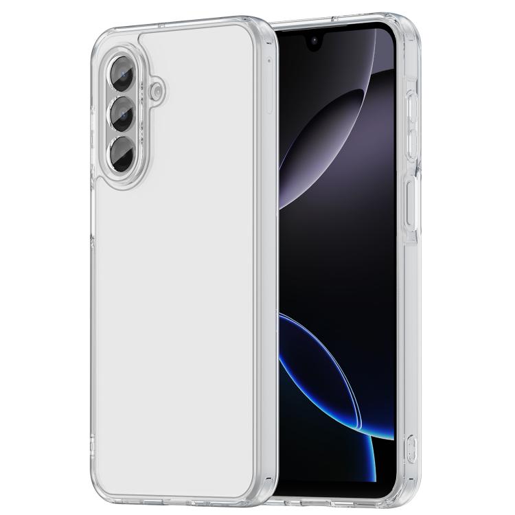 Funda híbrida de TPU y policarbonato para Samsung Galaxy A17 5G, a prueba de golpes y con airbag (transparente)