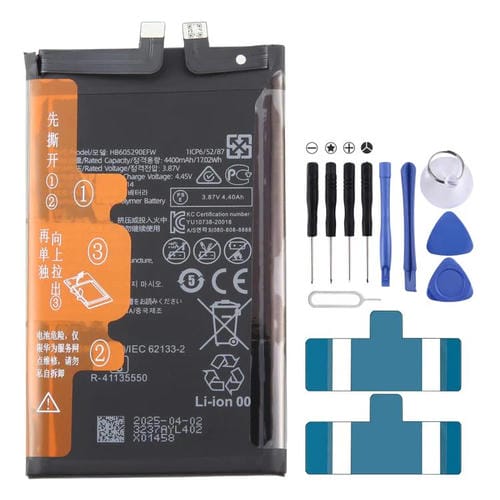 Batterie Huawei Mate X2 TET-AN00 HB605290EFW de 4400 mAh