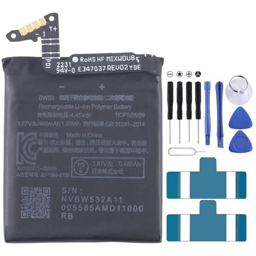 Bateria BW53 de 486 mAh para Xiaomi Watch S1 Pro