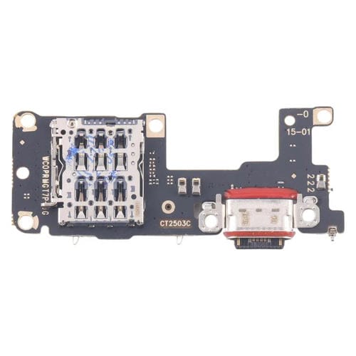 Piastra di Ricarica Porta per Realme GT7 Pro Racing con Slot per Scheda SIM (non compatibile con Ricarica rapida)