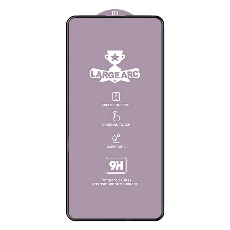 Película de vidrio templado de arco grande de aluminio de alta calidad de 0,4 mm y 9H para iPhone 14 Pro Max, 25 unidades