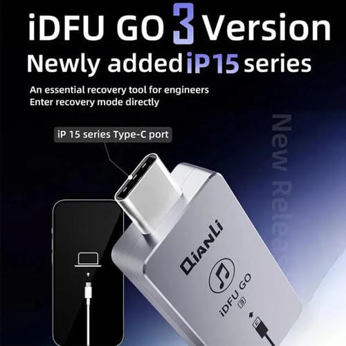 Adaptador de Recuperação QianLi IDFU GO 3 para iPhone 15