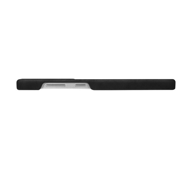 Funda MagSafe con textura retro para Samsung Galaxy S25+ 5G (negra)