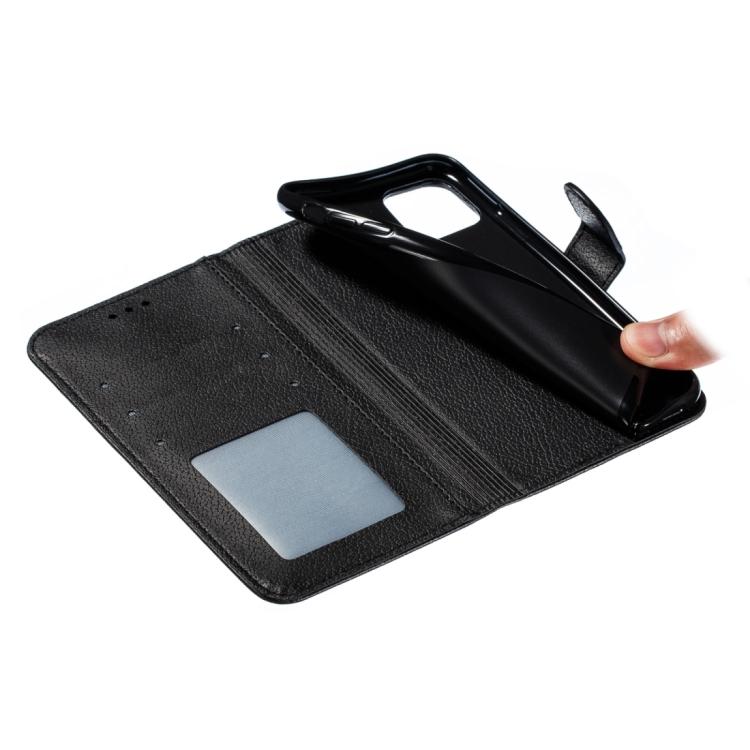 Funda de cuero con textura de lichi y estampado de plumas para Xiaomi Poco F7 Ultra / Redmi K80 Pro (negro)
