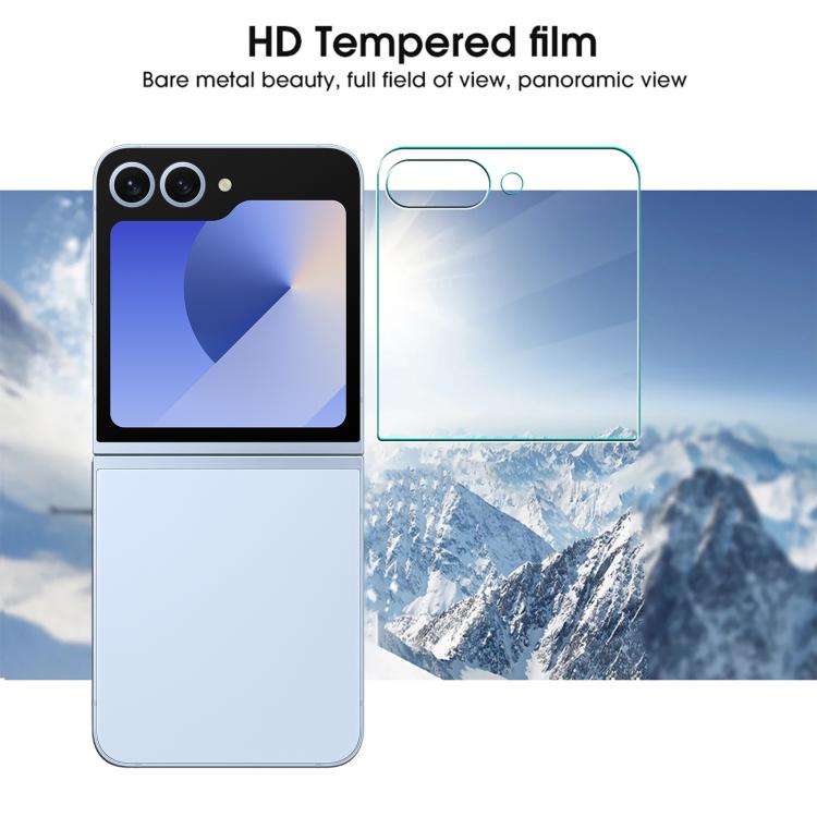 Protector de pantalla de aluminio transparente para Samsung Galaxy Z Flip7 5G