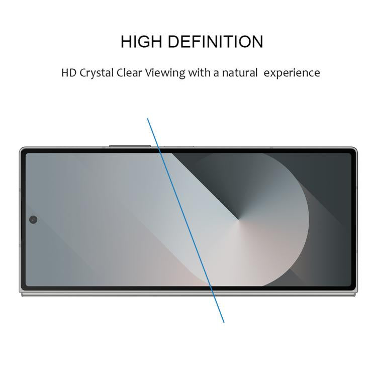 25 películas de vidrio templado HD de cobertura completa de seda para Samsung Galaxy Z Fold7 5G
