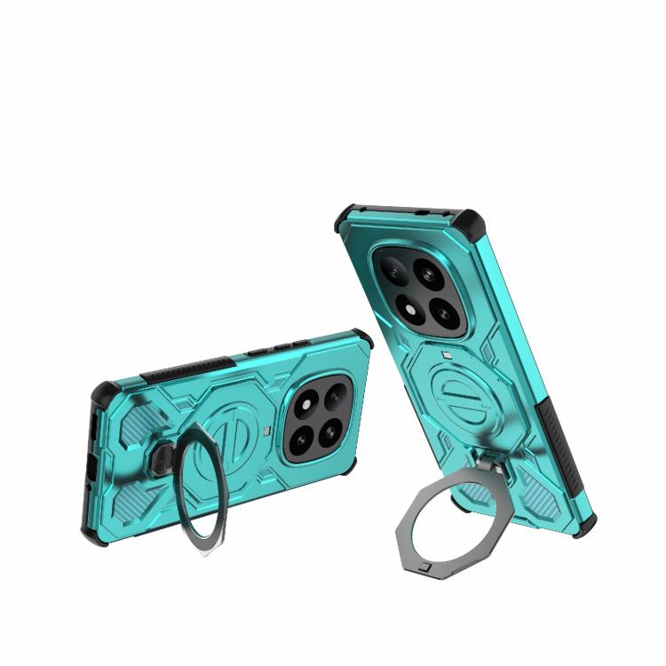 Funda magnética de TPU y PC MagSafe de color sólido para Redmi Note 14 Pro+ 5G Global J-20 (azul lago)