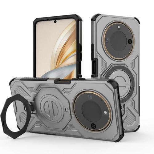Funda magnética de TPU y PC MagSafe para Honor X60 5G J-20 (gris)