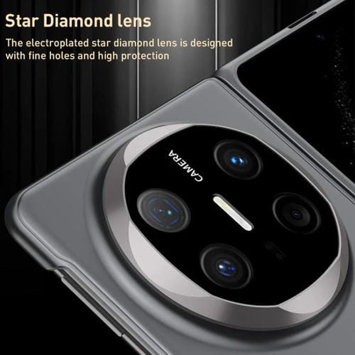 Funda plegable ultrafina con textura sedosa integrada GKK para Huawei Mate X6 (gris)