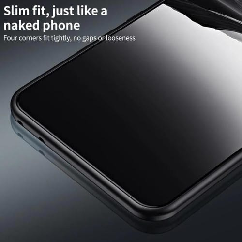 Funda de metal esmerilado para Huawei Pura 80 Pro+ 5G (plateada)