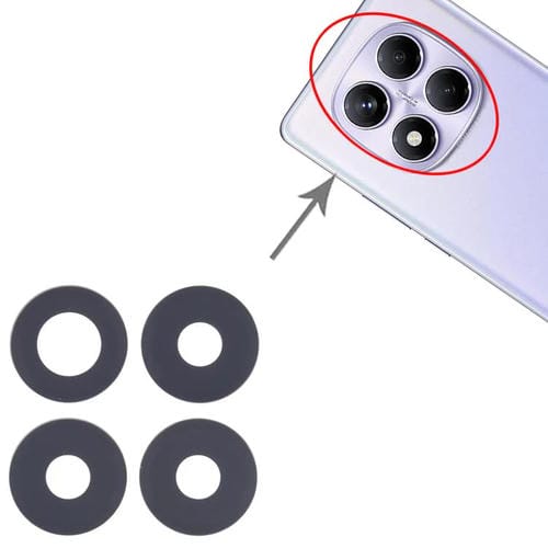 Rear Camera Lenses Xiaomi Redmi Note 14 Pro 4G (10 Units)