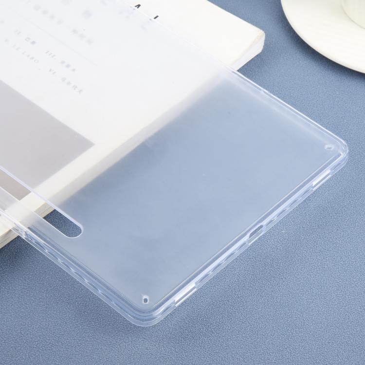 Funda híbrida de acrílico transparente de TPU para Samsung Galaxy Tab S9/S10 FE (transparente)