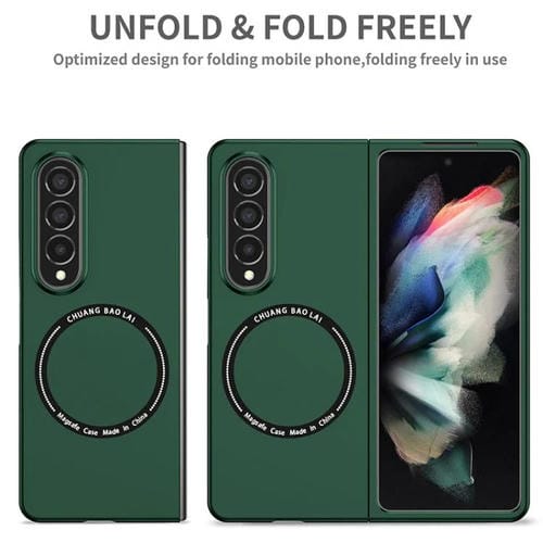 Funda de PC Kalebol MagSafe esmerilada a prueba de golpes para Samsung Galaxy Z Fold5 (azul cielo)