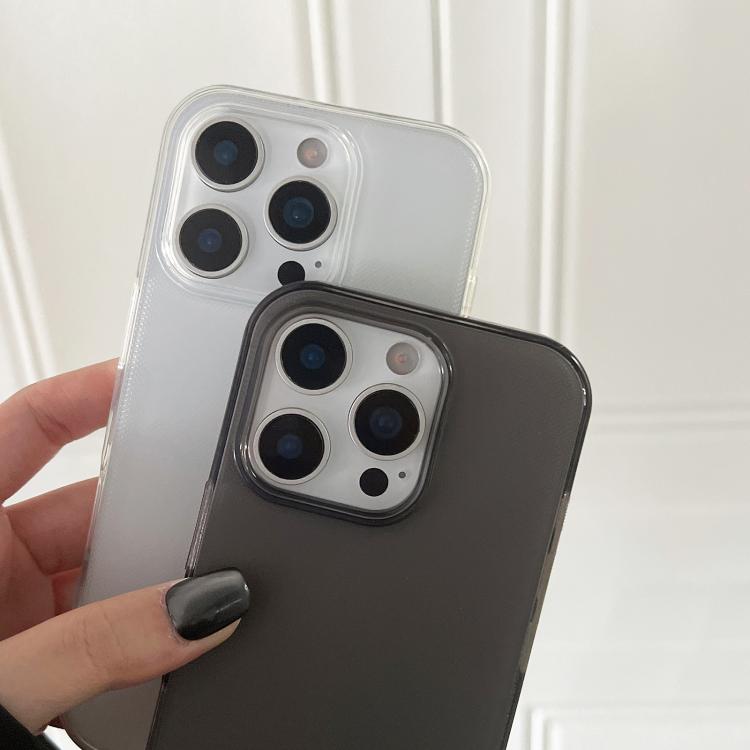 Funda de TPU transparente y cómoda para iPhone 11 (rosa roja)