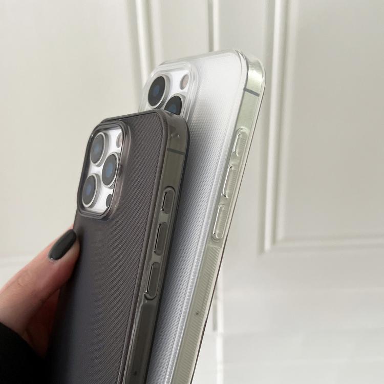 Funda de TPU transparente y cómoda para iPhone 11 (rosa roja)