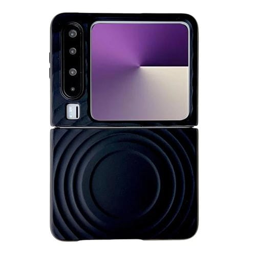 Funda de PC con textura MagSafe y tacto suave para Huawei Pura X (negra)