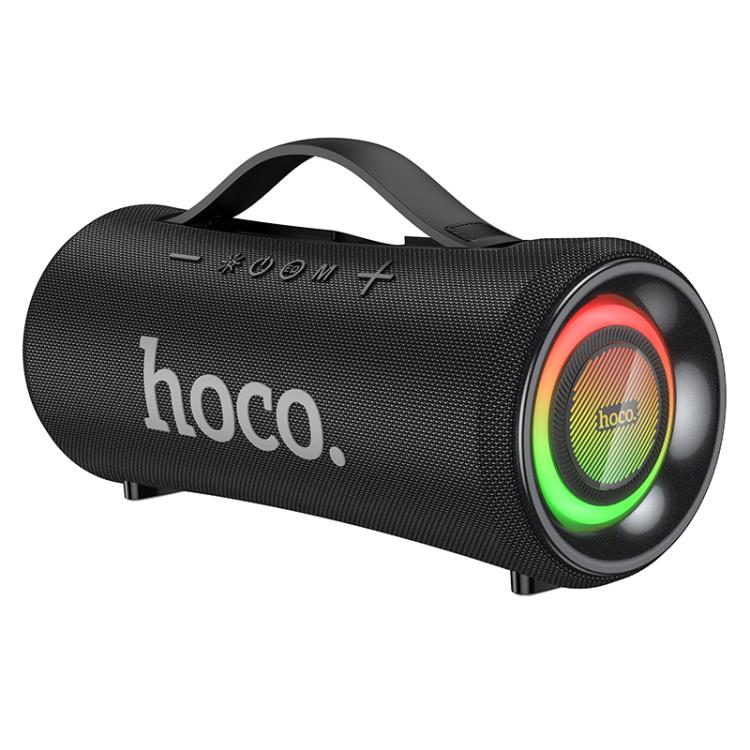 Altavoz Bluetooth portátil para exteriores hoco HA10 Oleada (negro)