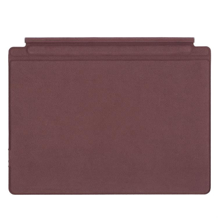 Teclado Bluetooth con retroiluminación de un solo color y panel táctil para Microsoft Surface Pro 9/10/11/12 (rojo vino)