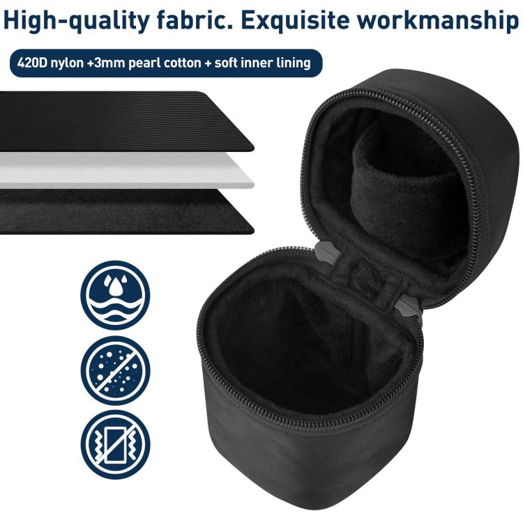 Bolsa de almacenamiento portátil con hebilla de carga inalámbrica para Anker Cube 3 en 1 (negra)