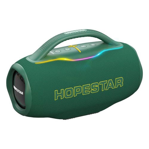 Altavoz Bluetooth portátil HOPESTAR H87 de 70 W para exteriores, resistente al agua, compatible con conector de 3,5 mm (verde oscuro)