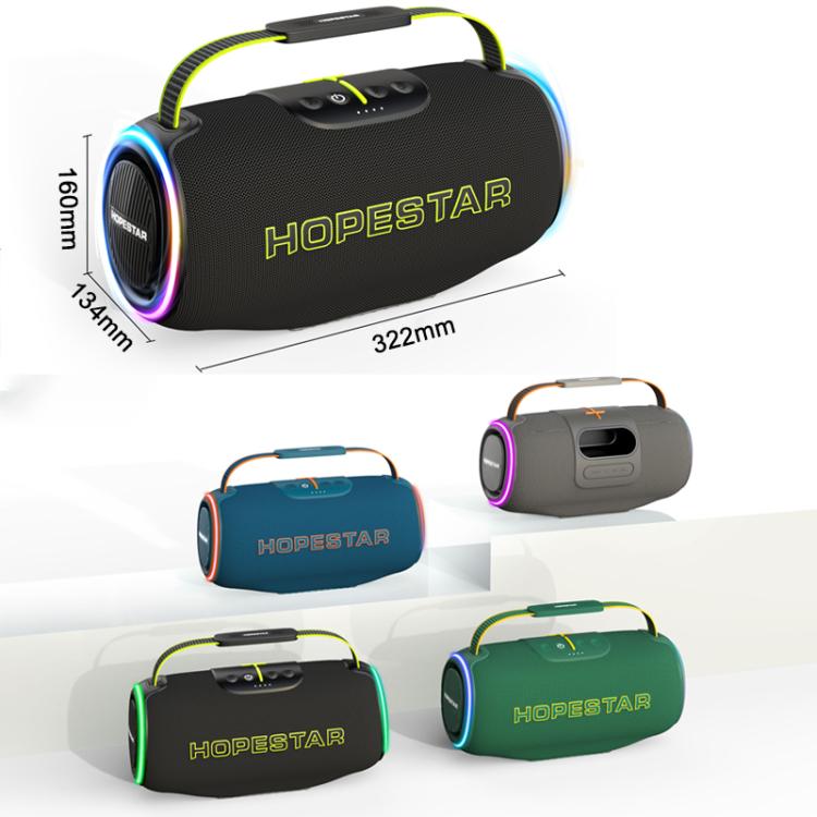 Altavoz Bluetooth portátil HOPESTAR H88 de 70 W para exteriores, resistente al agua, compatible con TF/AUX/USB/TWS (negro)