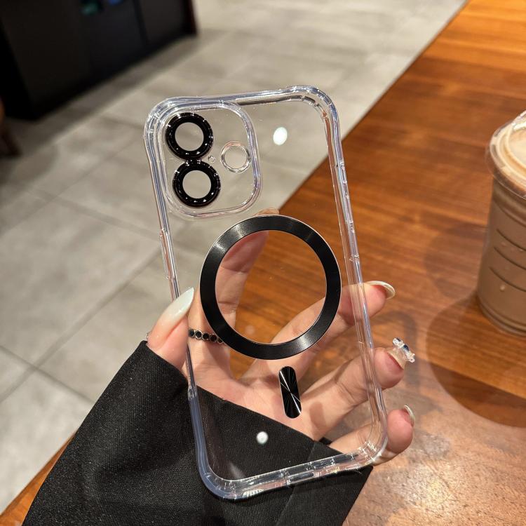 Funda de acrílico transparente MagSafe para iPhone 15 Pro (plateada)
