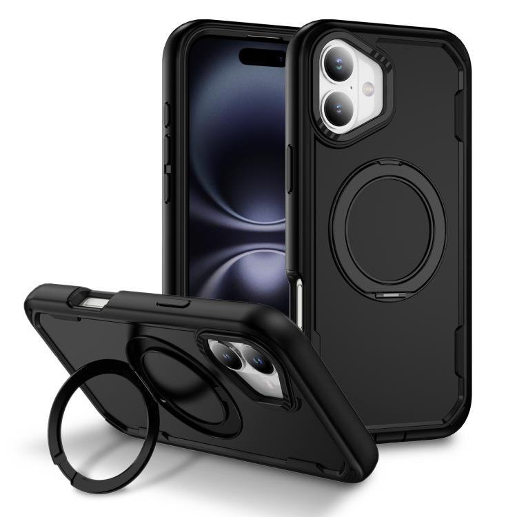 Funda protectora MagSafe para iPhone 16 Plus (negra)