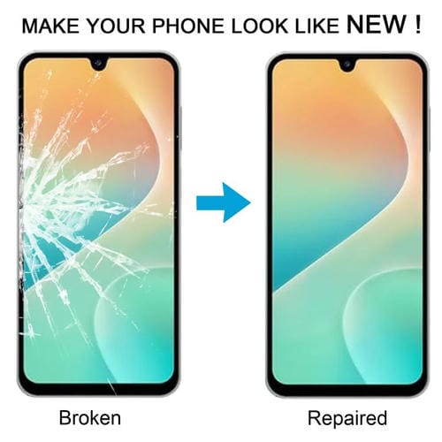 Glass Lens Outer Screen Samsung Galaxy M36 SM-M366B Adhesive OCA (10 Units)