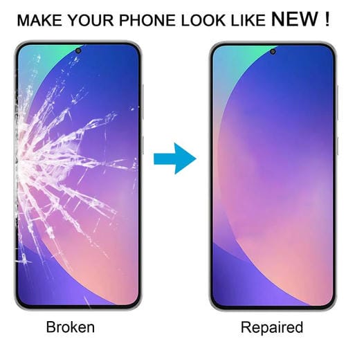 Glaslinsen außen Samsung Galaxy F56 SM-E566B mit OCA-Klebstoff (10 Stück)