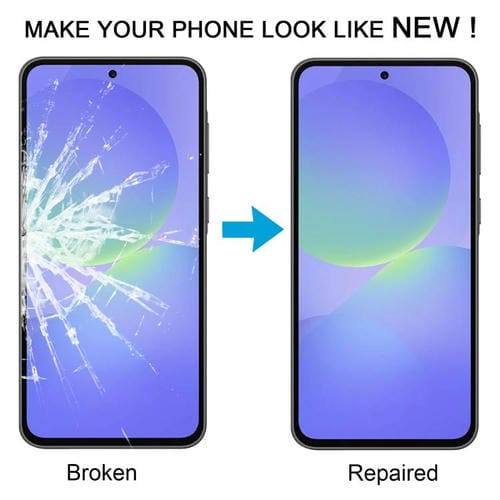 Verre extérieur pour Samsung Galaxy A36 SM-A366B Écran avant avec adhésif OCA (10 unités)