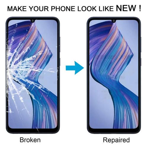 Glass Lens Outer Samsung Galaxy F05 SM-E055F with OCA Adhesive (10 Units)