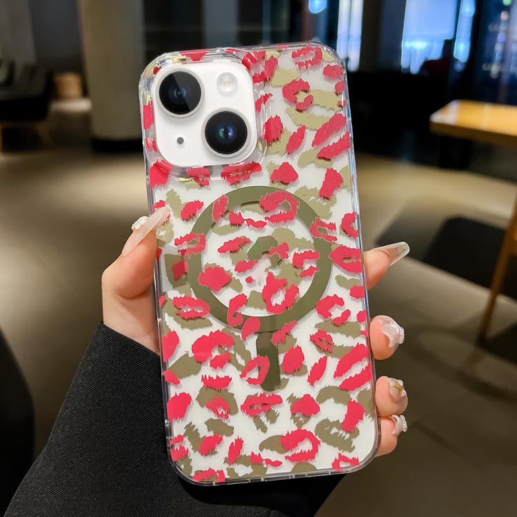 Funda MagSafe con laminado de doble cara IMD para iPhone 15 (rosa)