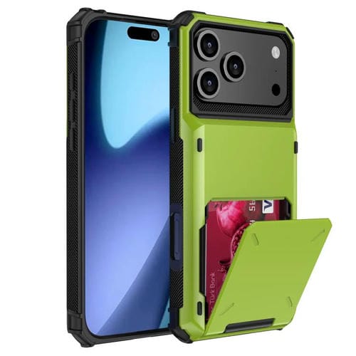Funda resistente a arañazos y golpes para iPhone 17 Pro Max (verde)