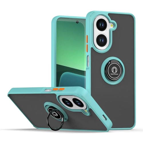 Funda de TPU + PC con anillo para Redmi A5 4G (171,7 mm) Serie Q Shadow 1 (azul cielo)