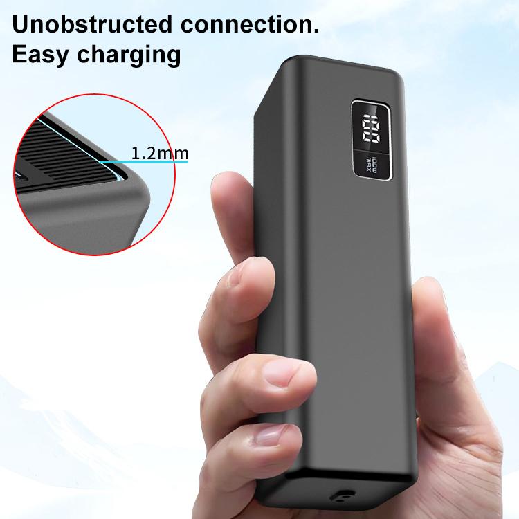 Funda protectora de silicona para batería externa CUKTECH 15 SE de 20000 mAh y 100 W (gris)