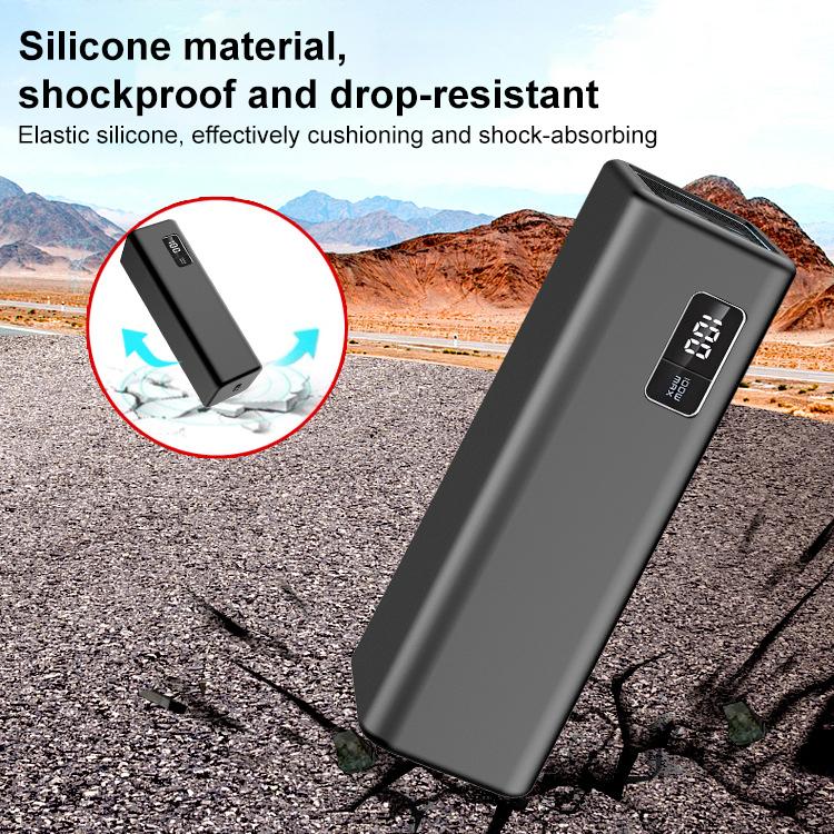 Funda protectora de silicona para batería externa CUKTECH 15 SE de 20000 mAh y 100 W (gris)