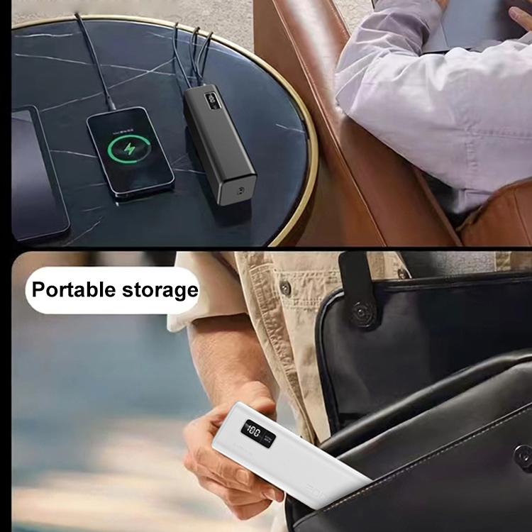 Funda protectora de silicona para batería externa CUKTECH 15 SE de 20000 mAh y 100 W (negra)