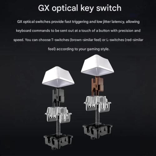 Teclado inalámbrico Logitech G PRO X 60 LIGHTSPEED interruptores ópticos GX-L (Negro)