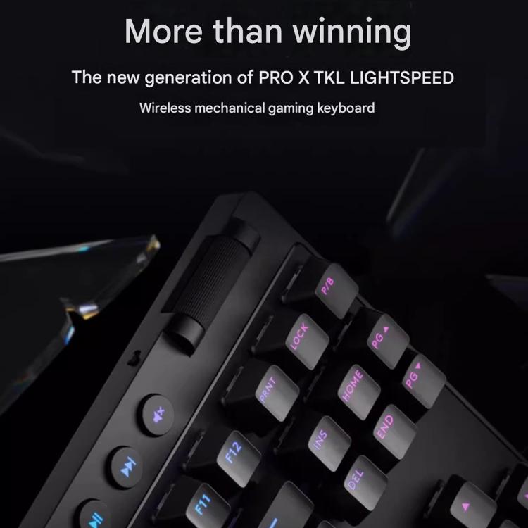 Teclado inalámbrico Logitech G PRO X TKL interruptores mecánicos GX-L (Negro)