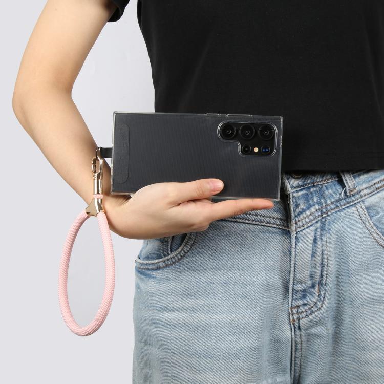 8mm Adjustable Gold Buckle Wrist Short Strap Anti-lost Mobile Phone Lanyard(Red)