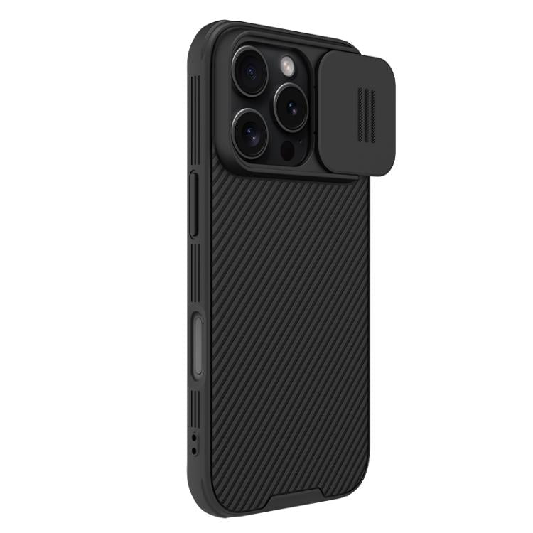 Funda NILLKIN CamShield Pro para PC para iPhone 16 Pro (negra)