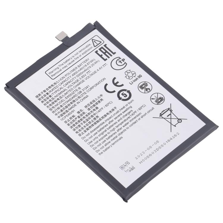 Batería de repuesto para ZTE Blade A73 CN550 E6553ZTE-B de 5000 mAh