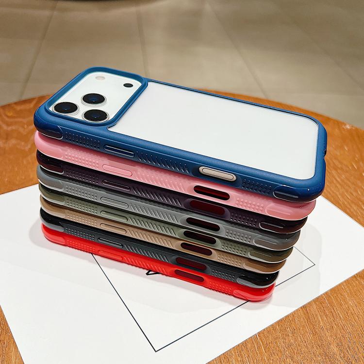 Funda de acrílico TPU transparente con borde liso para Samsung Galaxy S25/S24 5G (marrón)